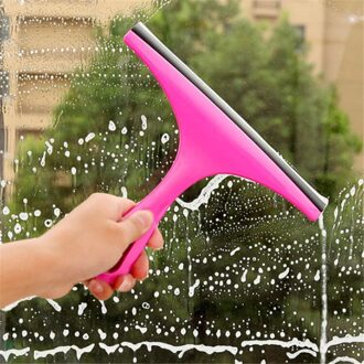 1Pc 3 Kleuren Eenvoudige Auto Glas Glazenwasser Ruitenwisser Cleaner Huishoudelijke Schoonmaakmiddelen Handvat Borstel Glazenwassen Gereedschappen