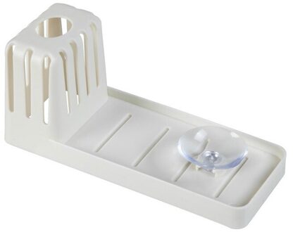 1Pc 3 Kleuren Gootsteen Zuignap Rack Reinigingsborstel Rack Drain Eetstokjes Opbergtas Thuis Keuken Gratis Punch Zeep opbergrek