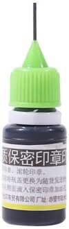 1Pc/3 Stks/set Refill Inkt Zwarte Inkt Voor Identiteit Guard Diefstal Bescherming Roller Stempel Lichtgevoelige Stempel Bijvullen Inkt 1stk 10ml