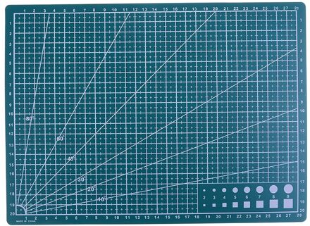 1pc 30*22cm A4 Grid Lijnen Self Healing Snijmat Craft Card Stof Leer Papier Board groen