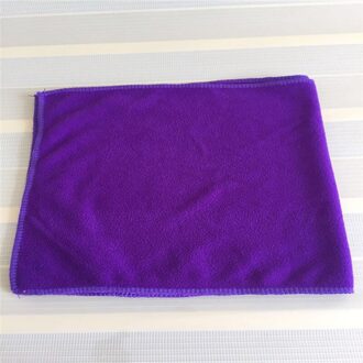 1Pc 30*30Cm Auto Microfiber Cleaning Handdoeken Glazen Tafel Keuken Polish Wassen Doek Auto Care Auto Handdoek drogen Paars