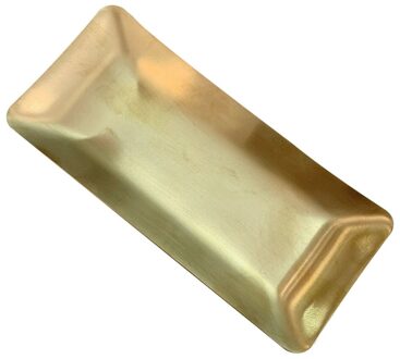 1Pc 304 Rvs Handdoek Opslag Plaat Tissue Plaat Kleine Servet Plaat Voor Restaurant Home gouden