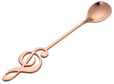 1Pc 304 Rvs Muzieknoten Lepel Koffie Roeren Lepel Mok Muziek Bar Ijs Creatieve Lepel 03