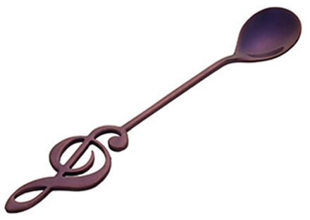 1Pc 304 Rvs Muzieknoten Lepel Koffie Roeren Lepel Mok Muziek Bar Ijs Creatieve Lepel 05