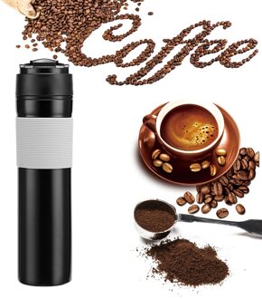1Pc 350Ml Draagbare Franse Pers Koffiezetapparaat Double Wall Mok Bpa Gratis Filtratie Water Isolatie Thee Koffie Cup rvs