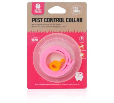 1Pc 38Cm Verstelbare Roze Huisdier Halsband Voor Katten En Honden Huisdier Vlooien Pest Killer