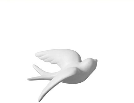 1Pc 3D Keramische Vogels Muurschilderingen Muursticker Opknoping Europese Decoraties Ambachten Thuis Woonkamer Decor Ornamenten P7Ding rechtsaf / Klein