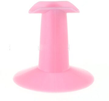 1Pc 3D Soft Nail Art Roze Vinger Ondersteuning Stand Rest Holder Voor Gel Polish Bloem Schilderij Tekening Coating salon Accessoires