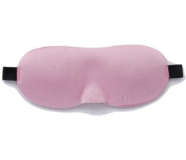 1Pc 3D Soft Vrouwen Mannen Draagbare Blindfold Travel Eyepatch Slaapmasker Natuurlijke Slapen Oogmasker Eyeshade Cover Shade Eye patch roze