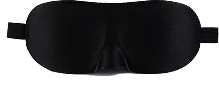 1Pc 3D Soft Vrouwen Mannen Draagbare Blindfold Travel Eyepatch Slaapmasker Natuurlijke Slapen Oogmasker Eyeshade Cover Shade Eye patch zwart