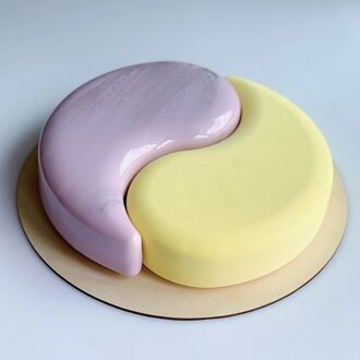 1Pc 3D Yin Yang Mallen Siliconen Mal Decorating Mold Icing Snoep Suiker Gum Paste Mallen Cake Craft Bakken Mallen bakvormen Pan