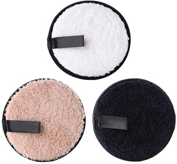 1pc 3PC Make-Up Remover puff Zacht Microfiber Handdoek Doek Pads Gezicht Reiniging Herbruikbare Wasbare Veeg Pads Natuurlijke Remover lui Gebruik 3ps