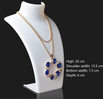 1Pc 4 Kleuren Acryl Mannequin Ketting Display Houder Hanger Oorbellen Versieren Tentoonstelling Display Stand Plank WT