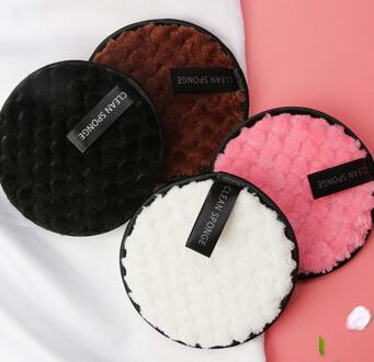 1Pc/4 Stuks Microfiber Doek Pads Remover Gezicht Reinigen Handdoek Herbruikbare Reiniging Make-Up Schoonmaken Herbruikbare Katoenen Pads 4stk