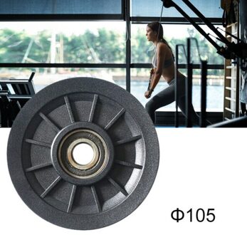 1Pc/4 Stuks Universele Lager Katrol Wiel 105Mm Kabel Machine Spier Krachttraining Fitness Gym Apparatuur Deel MULTI