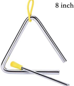 1Pc 5-8 Inch Instrument Rhythm Band Kinderen Muzikale Kinderen Vroeg Educatief Muziek Leren Speelgoed Zilver