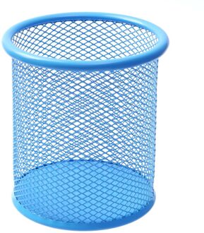 1Pc 5 Kleuren Office Organizer Ronde Cosmetische Potlood Pen Houders Briefpapier Container School Bureau Opslag Blauw