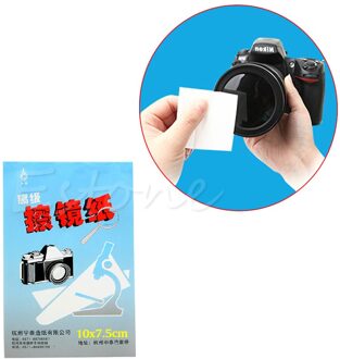 1Pc 50 Vellen Soft Camera Lens Optische Papier Handdoek Reiniging Stofvrij Papier Doekjes Camera Schoonmaakproducten a0KB