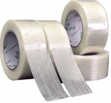 1pc 50M fiber tape strong glass fiber tape high temperature resistant non-marking single side stripe tape 5MM/10MM/15MM
