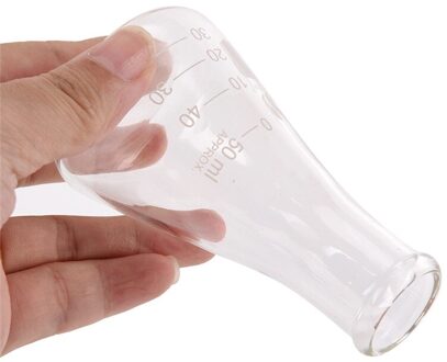 1Pc 50Ml Clear Lab Erlenmeyer Glas Wetenschappelijke Veilig Glaswerk Laboratorium School Onderzoek Supply Glas Erlenmeyer