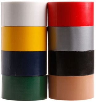 1PC 50mm Waterproof Sticky Adhesive Cloth Duct Tape Roll Craft Repair DIY Deco Multicolor Strong Roll Craft Repair Carpet Tape