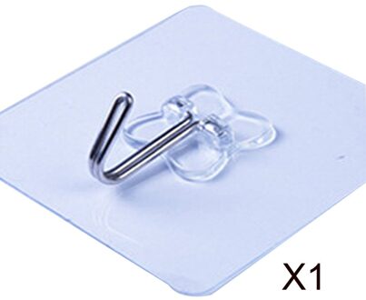 1Pc/5Pc/10Pc Sterke Transparante Zelfklevende Deur Muur Hanger Zuig Sucker Muur Haken Hanger voor Keuken Badkamer Accessoires 1stk
