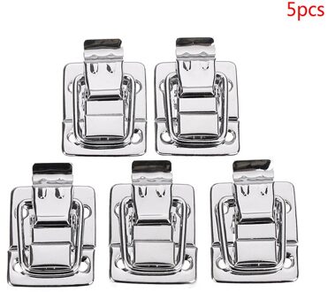 1Pc/5Pcs/10Pcs Chroom Plated Chrome Toggle Klink Voor Borst Box Case Koffer Tool Sluiting til De Pull Arm Te Openen 5stk