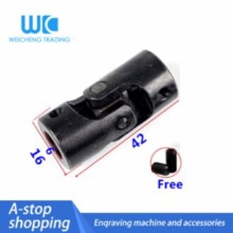 1Pc 6*16*42 Cardanas Koppeling Motor Connector Diy Steering U-Joint
