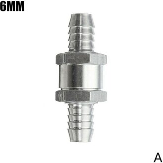 1Pc 6/8/10/12Mm Aluminium Brandstof Non Return Check Een Prijs Carburateur valve Fit Manier F1P2 6mm