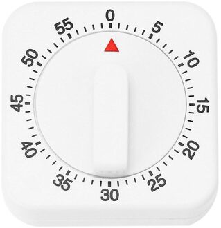 1Pc 60 Minuten Mechanische Timer Met Alarm Voor Keuken Koken Count Down Alarm Slaap Stop Horloge Klok Кухня Принадлежности