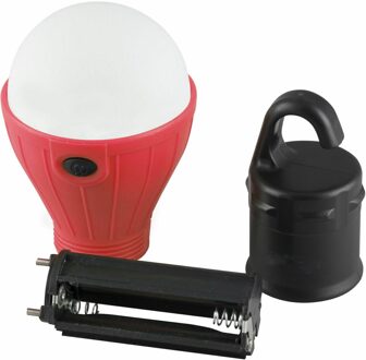 1Pc 60LM Draagbare Outdoor Camping Emergency Werk Tent Led Gloeilamp Haak Lamp Decoratie Licht Rv Camper Accessoires rood