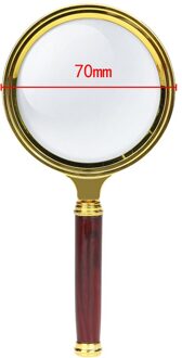 1Pc 60Mm 10X Vergrootglas Draagbare Handheld Vergrootglas Voor Sieraden Krant Boek Lezen High Definition Eye Loep Glas 70mm