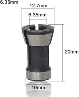 1Pc 6Mm 6.35Mm 8Mm Graveren En Trimmen Machine Chuck Chuck Elektrische Frees Onderdelen Productie Elektrische onderdelen