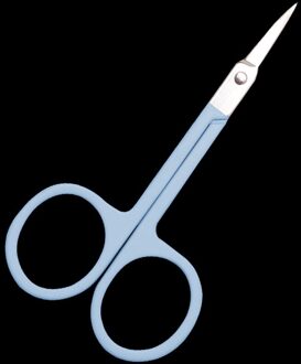 1Pc 8.6Cm Rubber En Plastic Wenkbrauw Trimmers Schoonheid Wenkbrauw Trimmers Wenkbrauw Schaar Makeup Beauty Tools Nail Gereedschap blauw