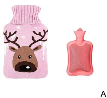 1Pc 800Ml Warm Water Fles Met Gebreide Sets Water Vullen Warmer Winter Abdominale Accessoires Care Warmer Hand voet Vrouwelijke J6N3