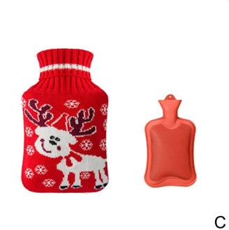 1Pc 800Ml Warm Water Fles Met Gebreide Sets Water Vullen Warmer Winter Abdominale Accessoires Care Warmer Hand voet Vrouwelijke J6N3