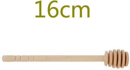 1Pc 8Cm Lange Handvat Hout Honing Roer Bar Praktische Honing Mengen Stok Pot Lepel Benodigdheden Voor Koffie Melk thee Keuken Tool 16 CM