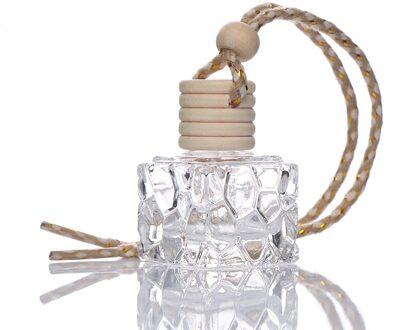 1Pc 8Ml/10Ml Auto Parfum Hanger Opknoping Fles Parfumflesje Auto Luchtverfrisser Diffuser Automobiles Ornamenten