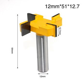1Pc 8Mm Schacht Frees Houtsnijwerk 4 Rand T Type Steken Cutter Houtbewerking Tool Router Bits Voor hout Cutter Inlassen 03