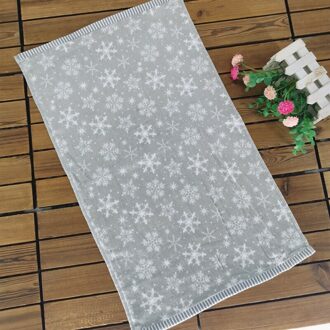 1Pc 9 Ontwerpen Gedrukt Thee Servet Katoen Theedoek Zachte Absorberende Keuken Schoonmaakdoekje 65X40Cm Winter kerstbomen ontwerp 2