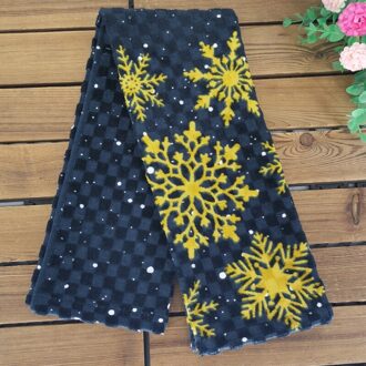 1Pc 9 Ontwerpen Gedrukt Thee Servet Katoen Theedoek Zachte Absorberende Keuken Schoonmaakdoekje 65X40Cm Winter kerstbomen ontwerp 3