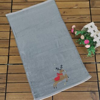 1Pc 9 Ontwerpen Gedrukt Thee Servet Katoen Theedoek Zachte Absorberende Keuken Schoonmaakdoekje 65X40Cm Winter kerstbomen ontwerp 5
