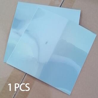 1Pc 9Pc 16Pc 15Cm Zilveren Vierkante Spiegel Tegel Muurstickers Decal Home Bad Woonkamer Spiegel muurstickers Zelfklevende Decor 1stk