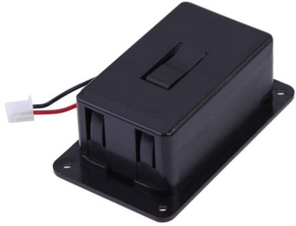 1pc 9V Batterij Box Case Cover Houders Voor Gitaar Bas Pickup Zwart