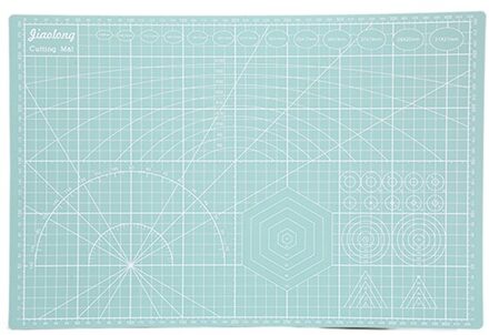 1Pc A5 Grid Line Self Healing Snijmat Craft Card Stof Leer Papier Board