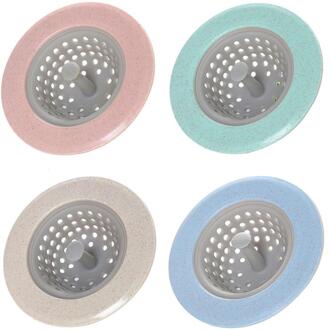 1Pc Aanrecht Filter Siliconen Sink Zeef Afval Plug Sink Filter Afval Collector Anti-Blocking Keuken Badkamer Accessoires 1stk willekeurig