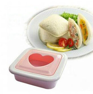 1pc ABS Hart Ontworpen Toast Brood Sandwich Maker Cutter Mold Keukengerei Bakvormen