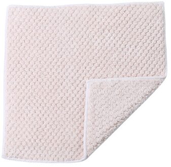 1Pc Absorberende Microfiber Keuken Handdoek Schoonmaakdoekje Hangable Coral Fleece Schotel Schotel Doek Rag Tools Gadgets Tela Huishouden beige
