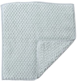 1Pc Absorberende Microfiber Keuken Handdoek Schoonmaakdoekje Hangable Coral Fleece Schotel Schotel Doek Rag Tools Gadgets Tela Huishouden groen