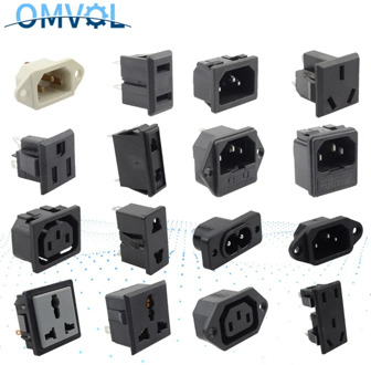 1PC AC Electrical Power socket outlet Connector AC power